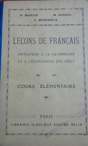 lecons de francais (E11)