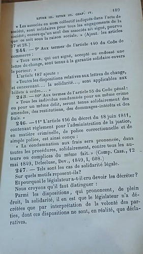 cours de code napoleon (T8)