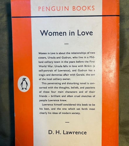 Women in love- by: D.H. Lawrence (Q6)