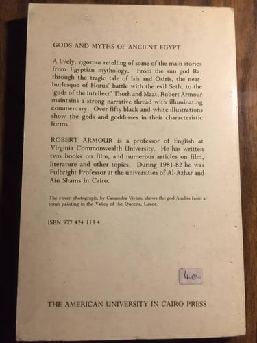 Gods and myths of Ancient Egyptians - Robert A. Ar...
