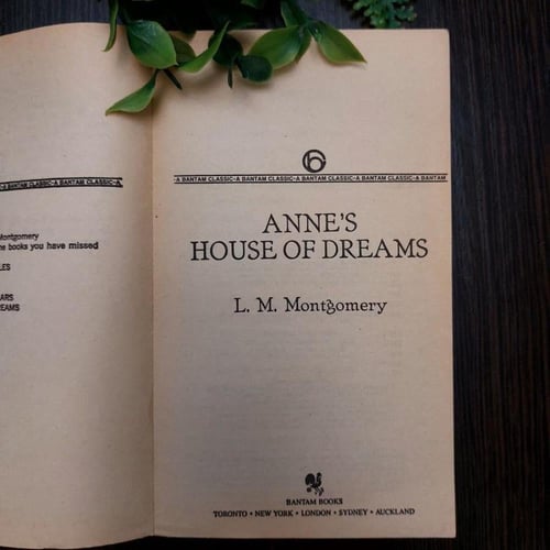 Anne's house of dream - L.M. Montgomery (E1)
