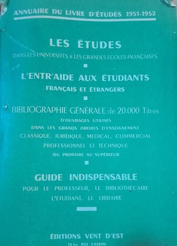 annuaire du livre detudes (E12)