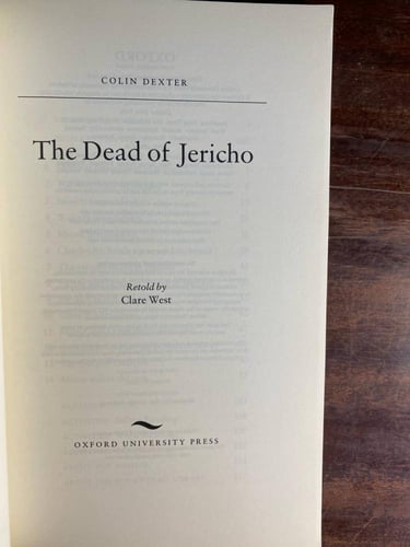 The dead of Jericho- by: Collin Dexter (P17)