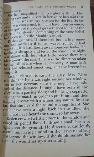 the death of a worldly woman (P8)