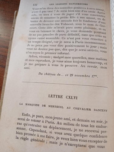 les liaisons dangereuses(E13)