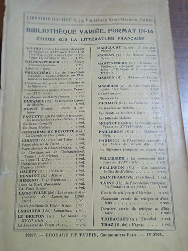 le romantisme en france au xviiie(E3) siecle