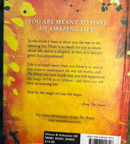 The power - by: Rhonda Byrne (P15)