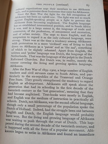 the peoples and policies of south Africa (P1)