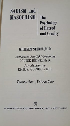 sadism and masochism (P8)