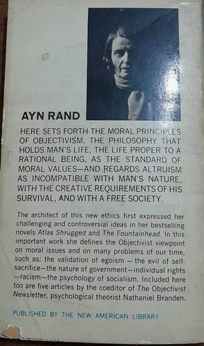 the virtue of selfishness (P9)