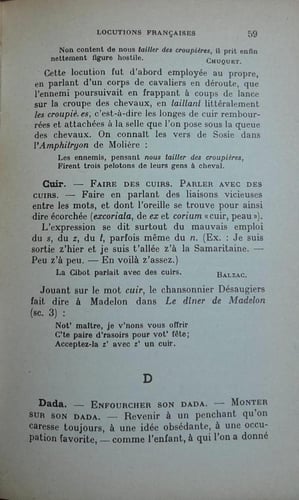 petit dictionnaire des locutions francaises (E9)