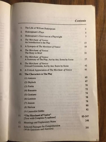 The merchant of Venice - Rajinder Paul (P20)