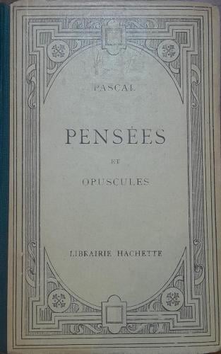 pascal pensees et opuscules (P5)
