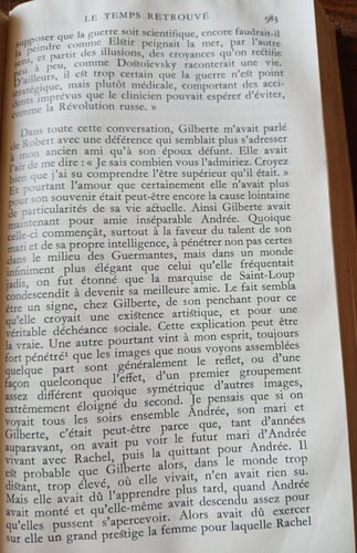 a la recherche du temps perdu (P4)