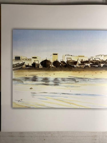 لوحات من مدينتنا القديمة -خالد نمش النمش