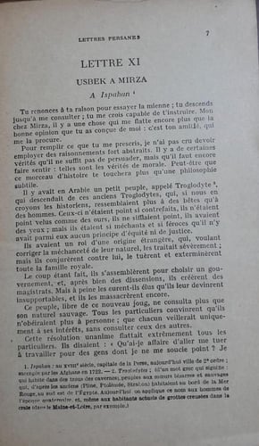 lettres persanes (E12)