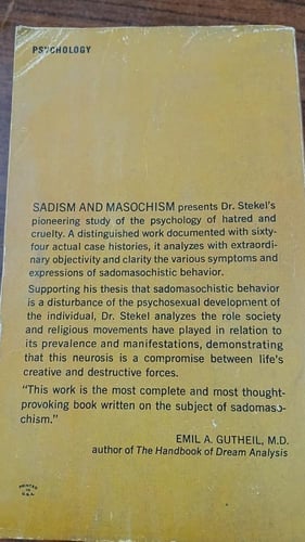 sadism and masochism (P8)
