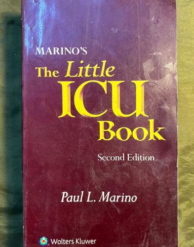 The little ICU book- By: Paul.L Marino (P20)