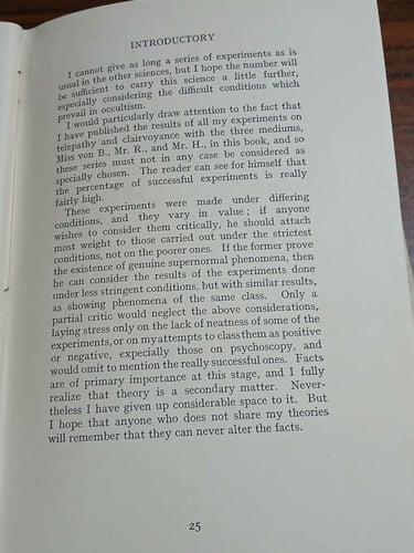 telepathy and clairvoyance (P4)