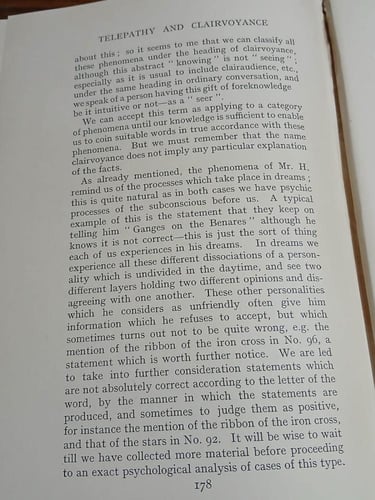 telepathy and clairvoyance (P4)