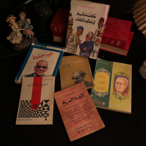 رف معارك وحكايات أدبية