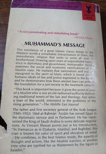 the eternal message of muhammad- By: Abd AL Rahman...