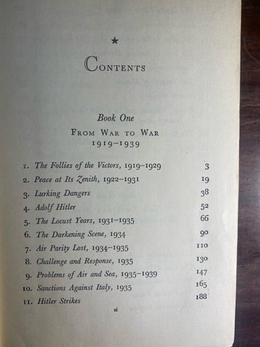 The gathering storm- by: Winston S. Churchill (Q7)