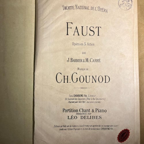 Faust- by: J.Barbier & M.Carre (E16)