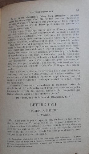 lettres persanes (E12)