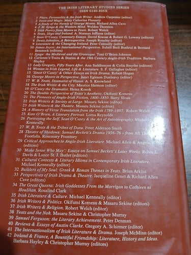 the internationalism of irish literature and drama...