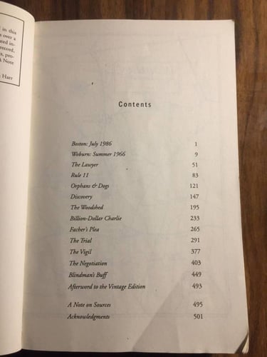 A civil action- Jonathan Harr (P14)