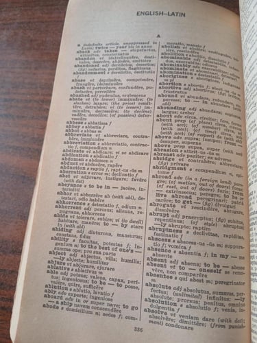 the new college latin english dictionary(P8)