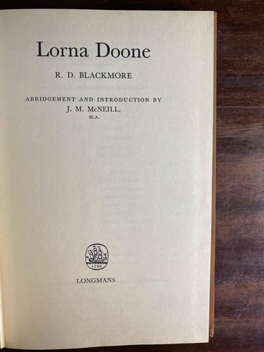 Lorna Doone- by: R. D. Blackmore (P16)