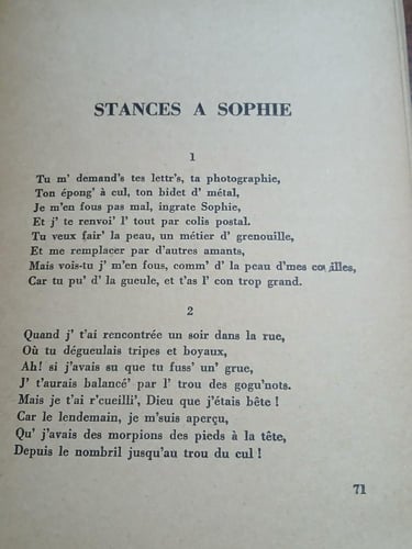 les chansons de salles de garde(E12)