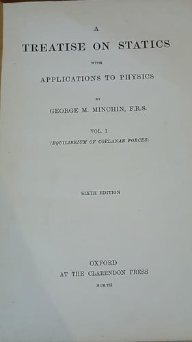 a treatise on statics (L13)