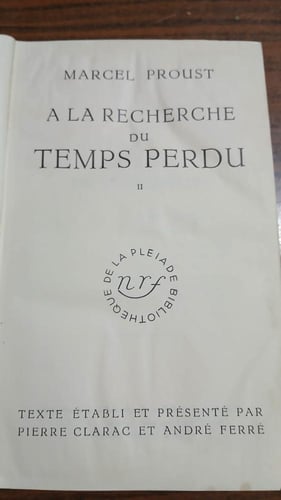 a la recherche du temps perdu (T8)