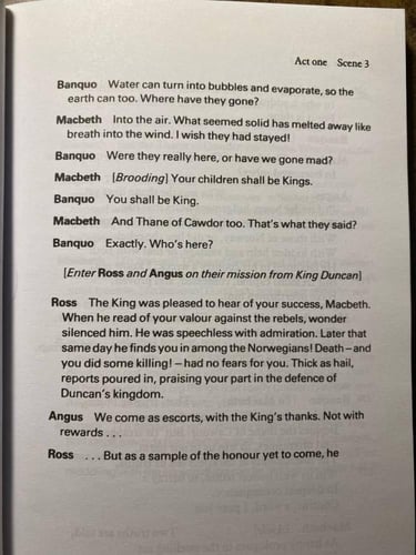 Macbeth - Shakespeare (Q6)