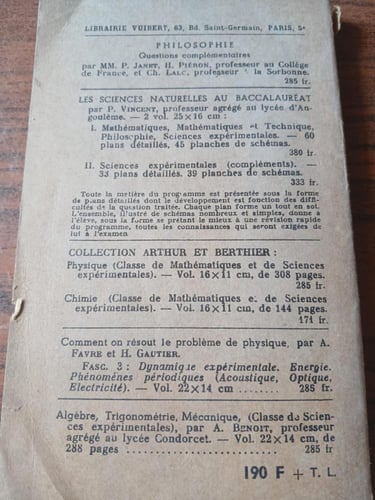 annales du baccalaureat(PM)