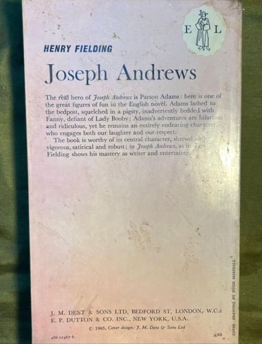 Joseph Andrews- by: Henry Fielding (Q6)