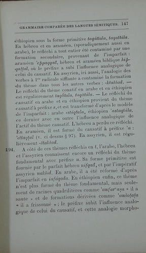 precis de lingustique semitique ( (E11)