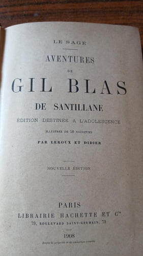 avemntures de gil blas (L13)