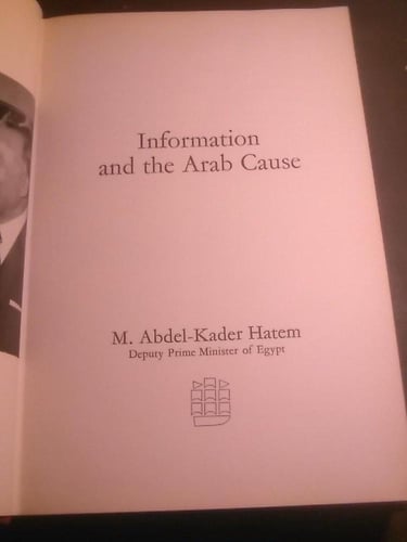 Information and the arab Cause (P6)