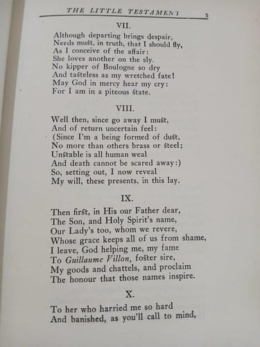 The complete poems of Francois Villon (P1)