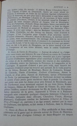 extraits des chansons de geste (E12)