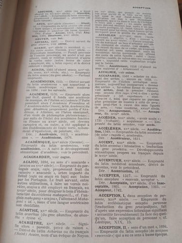 dictionnaire etymologique(P1)