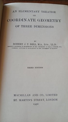 an elementary treatise on coordinate geometry of t...