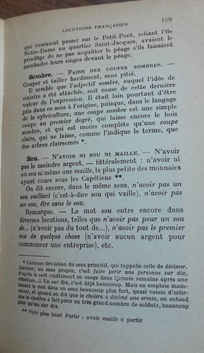 petit dictionnaire des locutions francaises (E9)