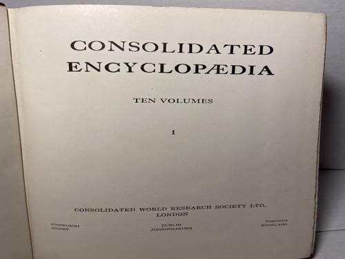 CONSOLIDATED ENCYCLOPAEDIA