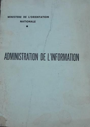 ADMINISTRATION DE LINFORMATION (E10)