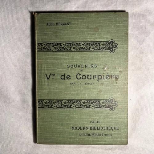 Souvenirs du vte de courpiere - Abel Hermant - E13